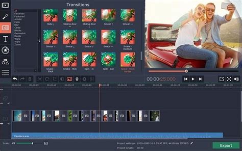 Independent download of the foldable Movavi Video Editor Business 15.2